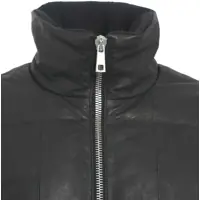 Geci Giorgio Brato pentru Barbati - Geci de iarna Giorgio Brato Padded leather jacket Black Barbati (BM 19032283) - B-mall.ro