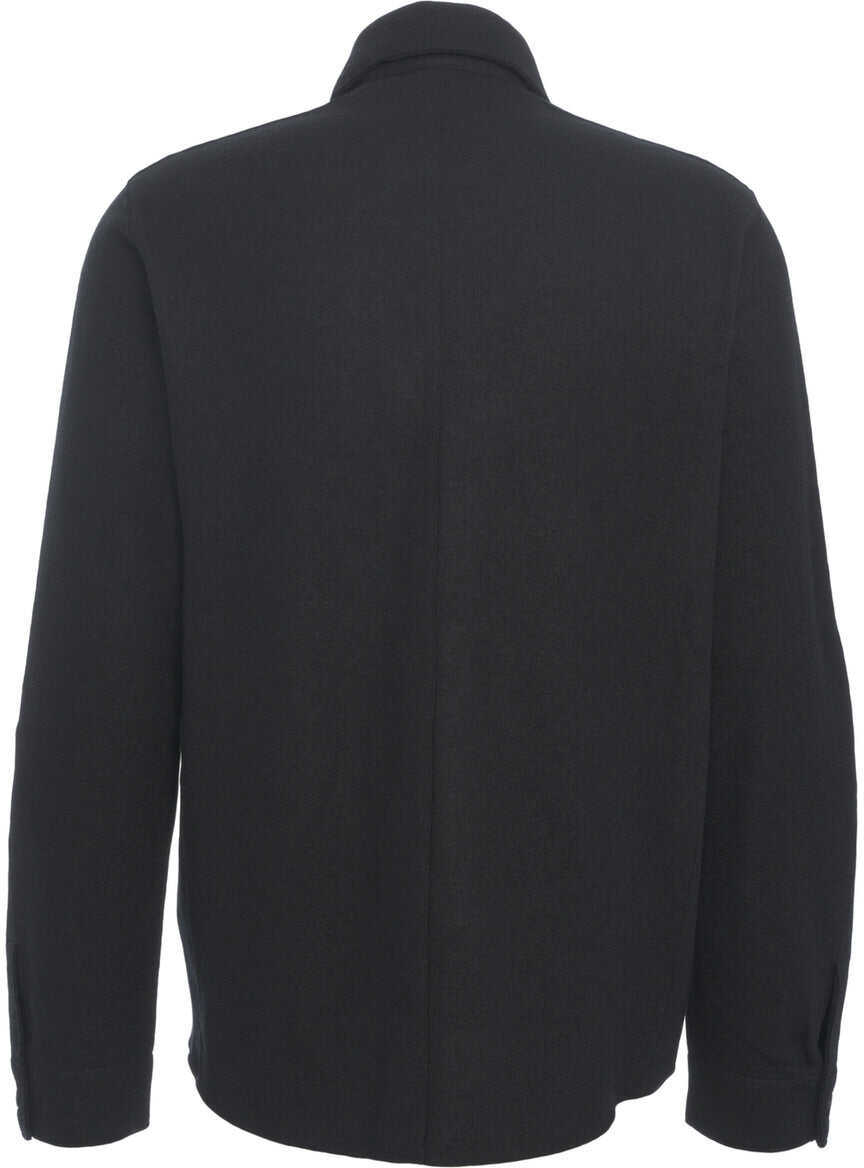 Jachete Transit Virgin wool overshirt Black Barbati (BM 19032310) 4