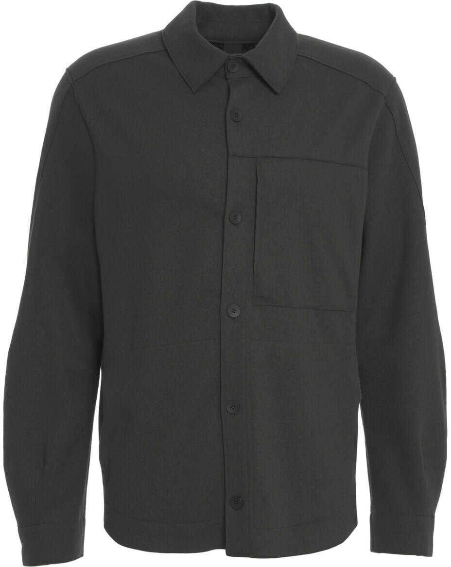 Jachete Transit Virgin wool overshirt Grey Barbati (BM 19032310) 2