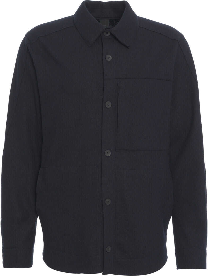 Jachete Transit Virgin wool overshirt Blue Barbati (BM 19032310) 2