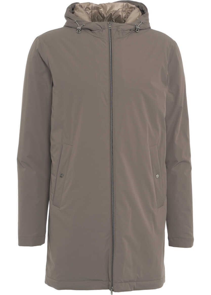 Geci Parka Herno Padded parka with hood Grey Barbati (BM 19032316) 2