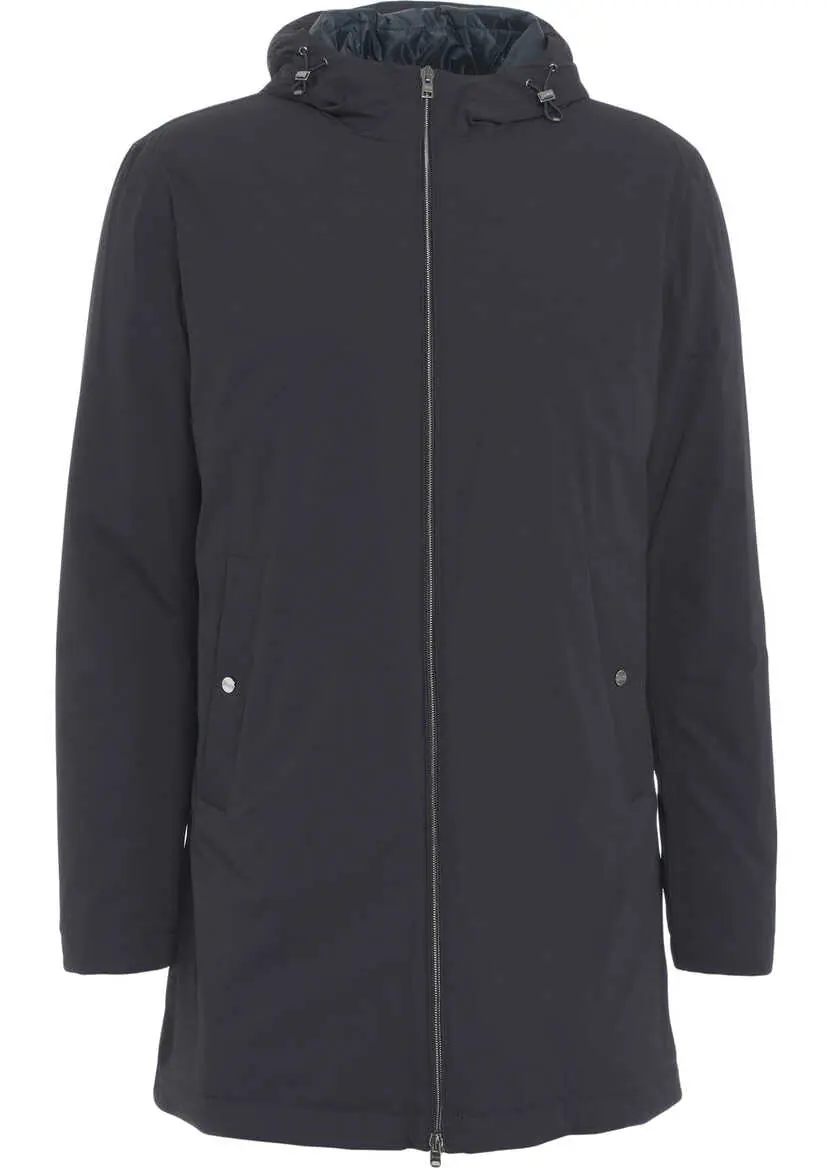 Geci Parka Herno Padded parka with hood Blue Barbati (BM 19032316) 2