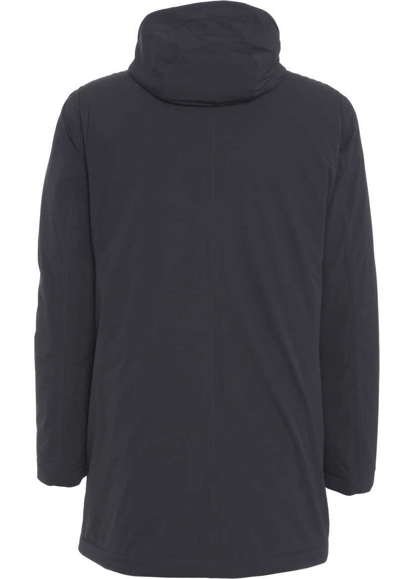 Geci Parka Herno Padded parka with hood Blue Barbati (BM 19032316) 3