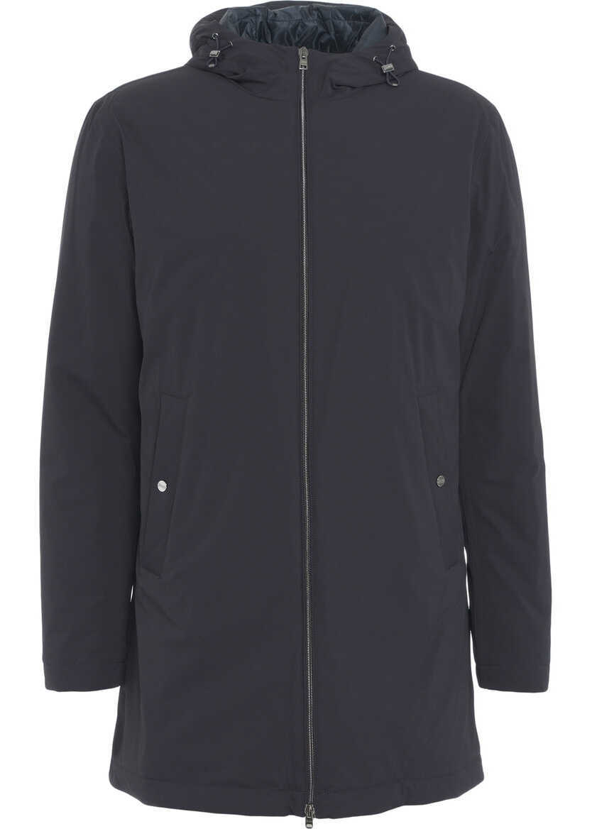 Geci Parka Herno Padded parka with hood Blue Barbati (BM 19032316) 1