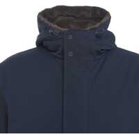 Geci Parka pentru Barbati - Geci Parka Herno Parka with faux fur hood Black Barbati (BM 19032346) - B-mall.ro