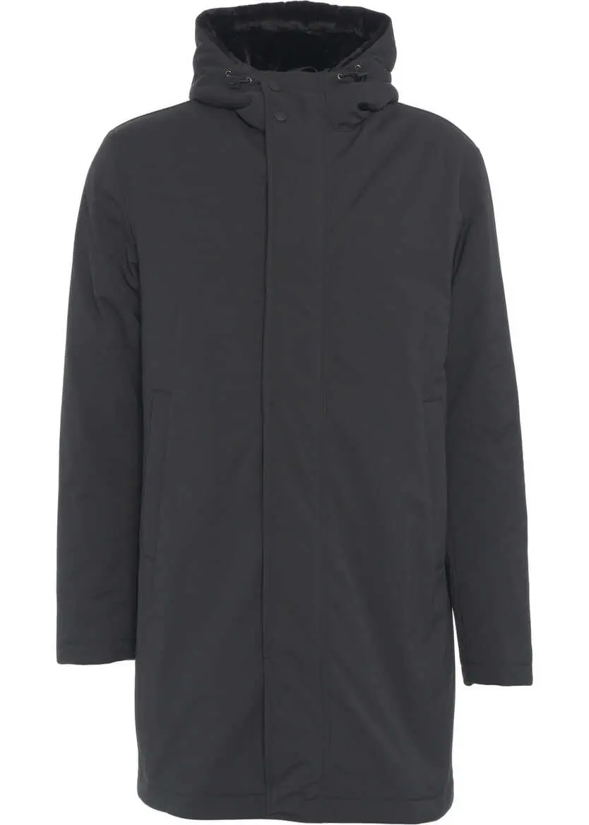 Geci Parka Herno Parka with faux fur hood Black Barbati (BM 19032346) 7