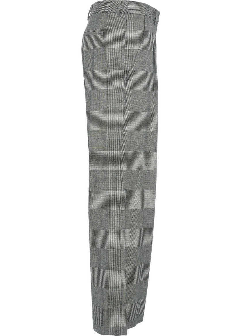 Pantaloni office PT TORINO Palazzo pants Frankie Grey Femei (BM 19032361) 3