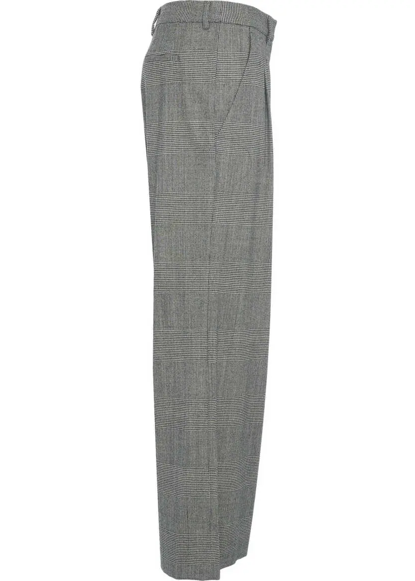 Pantaloni office PT TORINO Palazzo pants Frankie Grey Femei (BM 19032361) 6