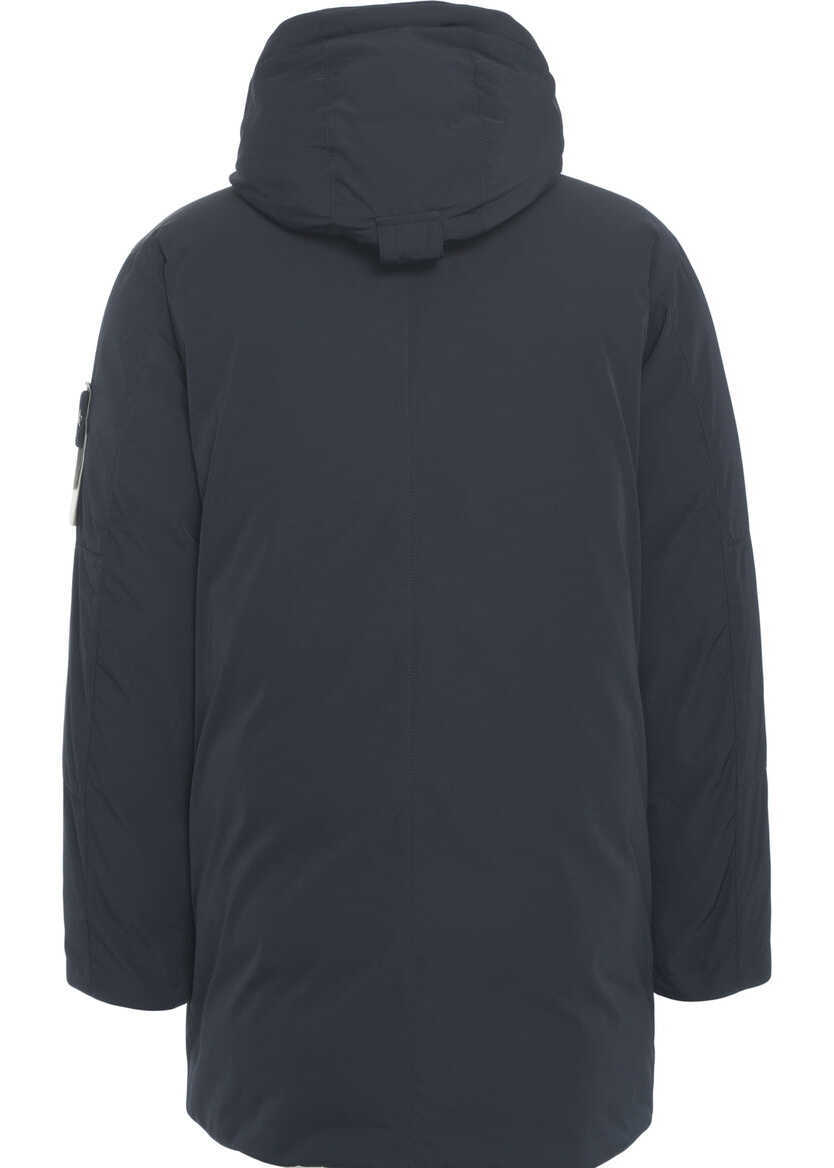 Geci Parka Stone Island Padded parka Blue Barbati (BM 19032367) 4