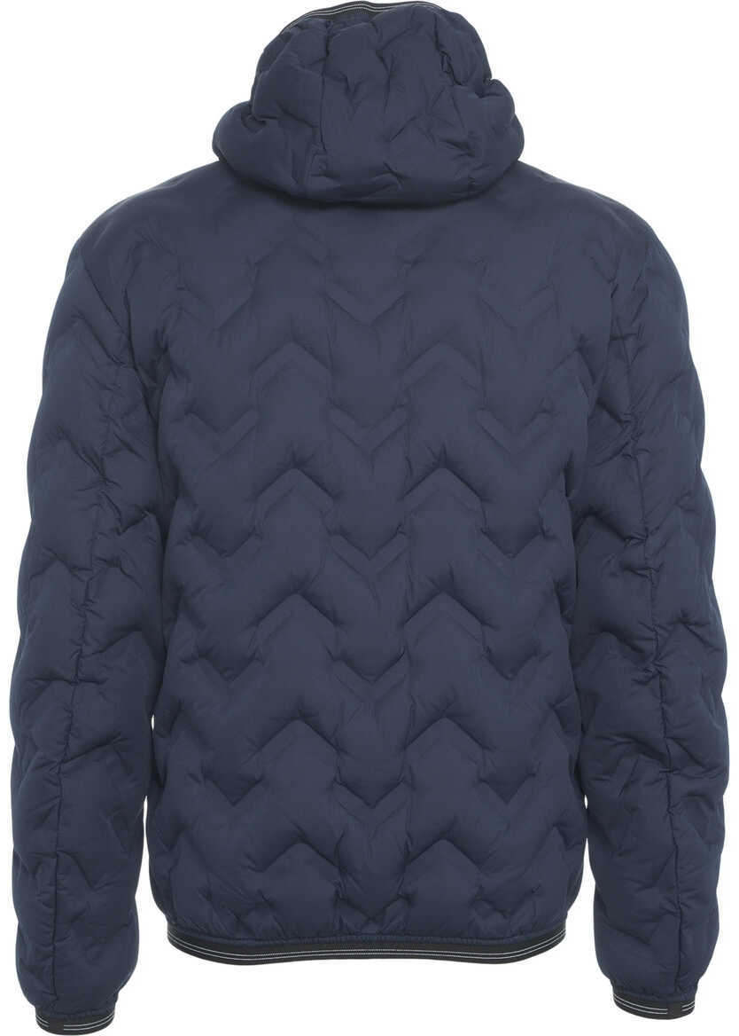 Geci de iarna Blauer Hooded quilted jacket Blue Barbati (BM 19032379) 3