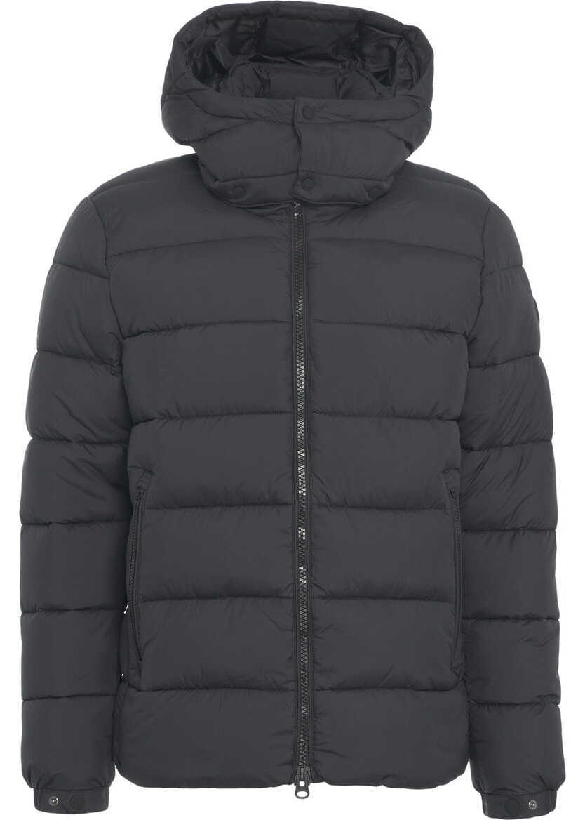 Geci de iarna Save the Duck Hooded puffer jacket Black Barbati (BM 19032385) 2