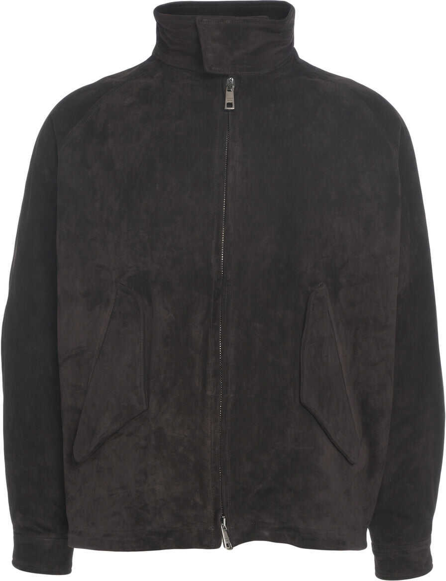 Bomber jacket Giorgio Brato Suede bomber jacket Brown Barbati (BM 19032400) 2