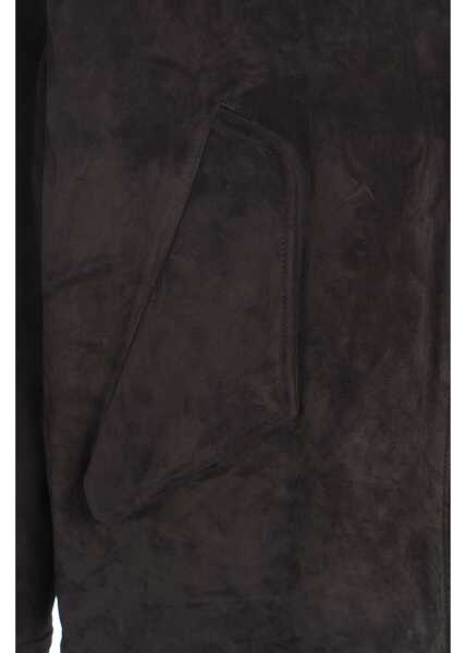 Bomber jacket Giorgio Brato Suede bomber jacket Brown Barbati (BM 19032400) 5