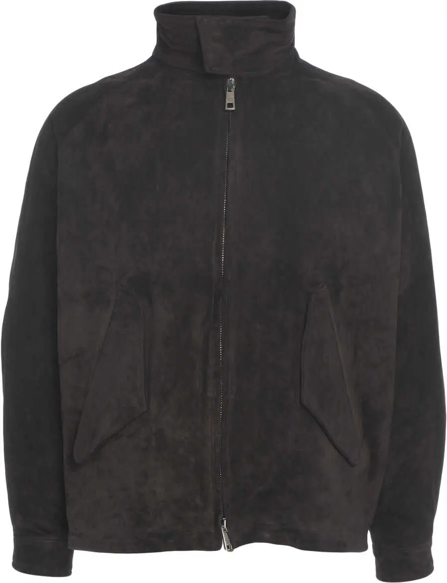 Bomber jacket Giorgio Brato Suede bomber jacket Brown Barbati (BM 19032400) 6