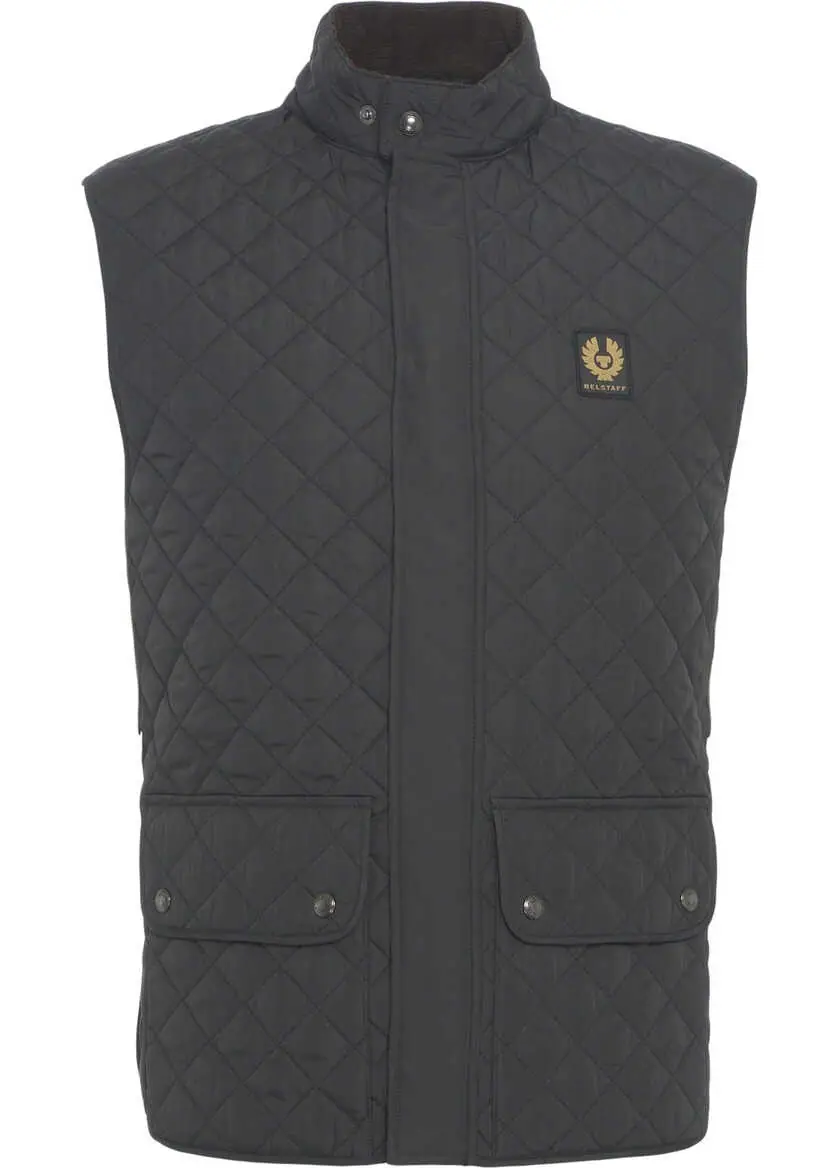 Veste Belstaff Quilted vest Icon Black Barbati (BM 19032421) 2