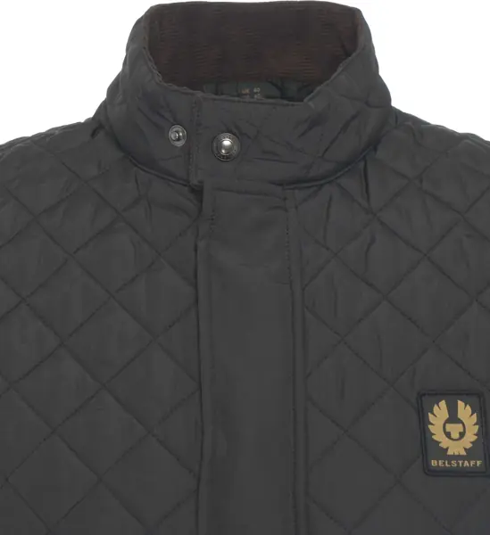 Veste Belstaff Quilted vest Icon Black Barbati (BM 19032421) 4