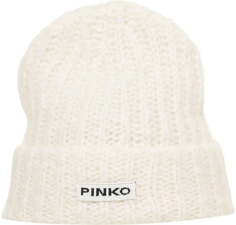 Caciuli Pinko Knitted beanie ARMENIA BEANIE White Femei (BM 19032430) 2