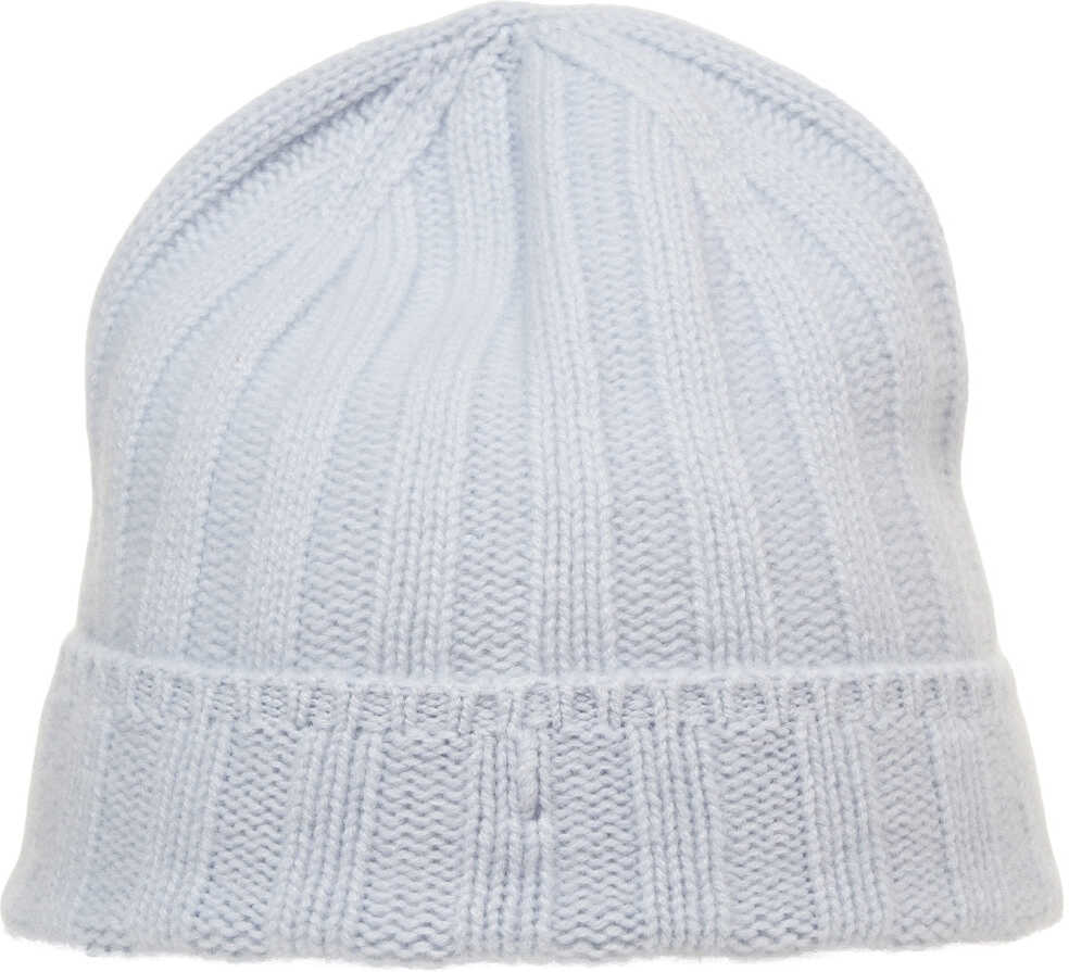 Caciuli MVM Ribbed knit beanie Blue Femei (BM 19032433) 3