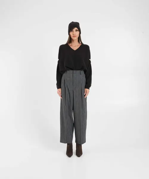 Caciuli MVM Ribbed knit beanie Brown Femei (BM 19032433) 3