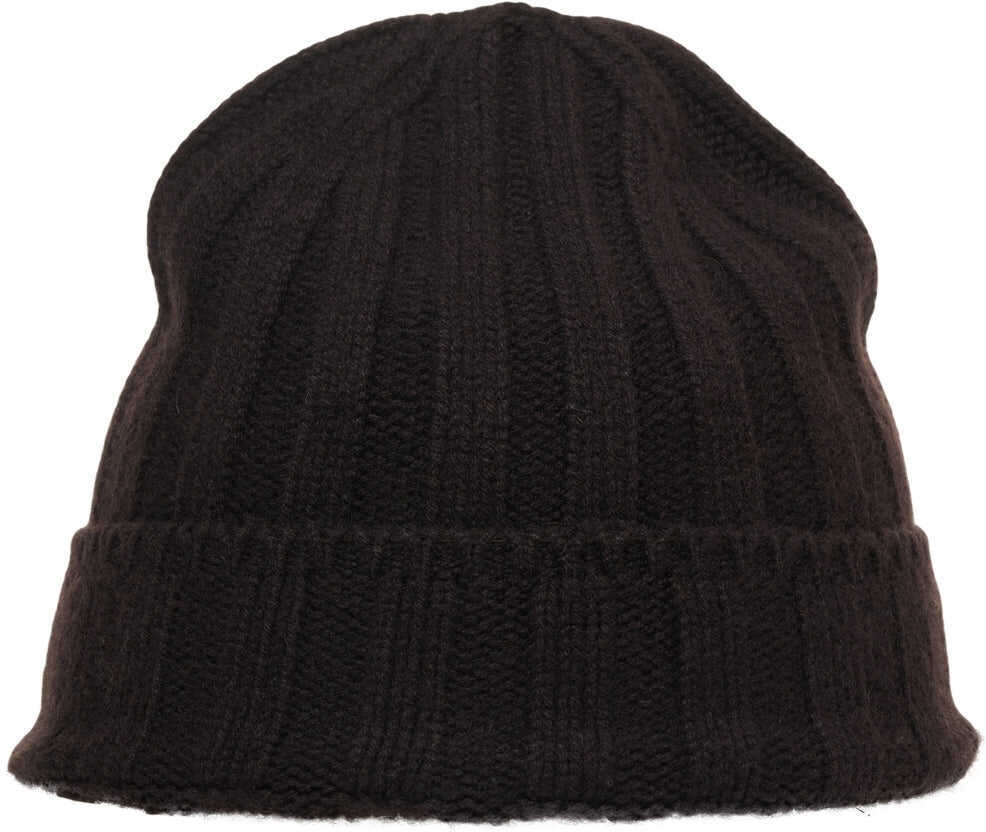 Caciuli MVM Ribbed knit beanie Brown Femei (BM 19032433) 4