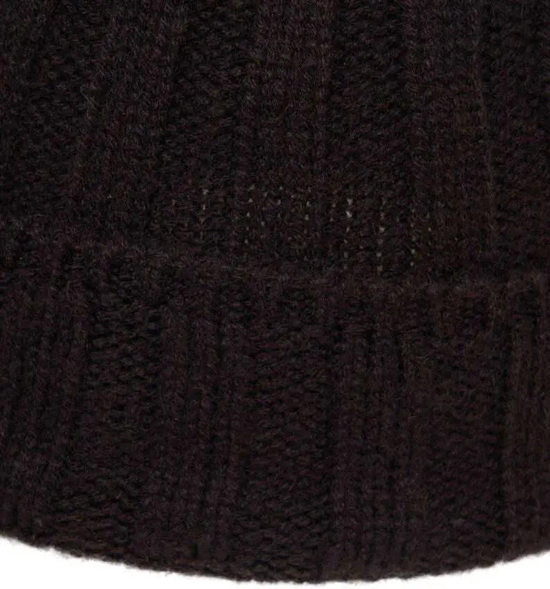 Caciuli MVM Ribbed knit beanie Brown Femei (BM 19032433) 5