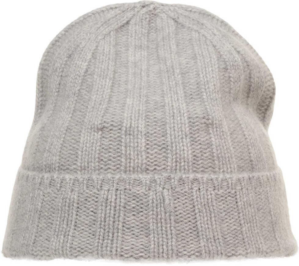 Caciuli MVM Ribbed knit beanie Grey Femei (BM 19032433) 3