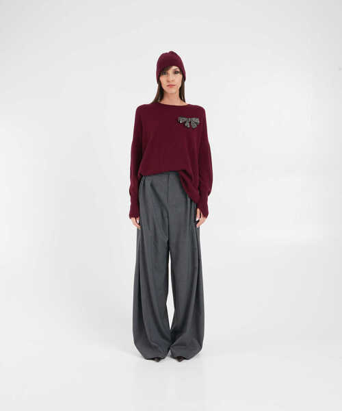 Caciuli MVM Ribbed knit beanie Red Femei (BM 19032433) 3