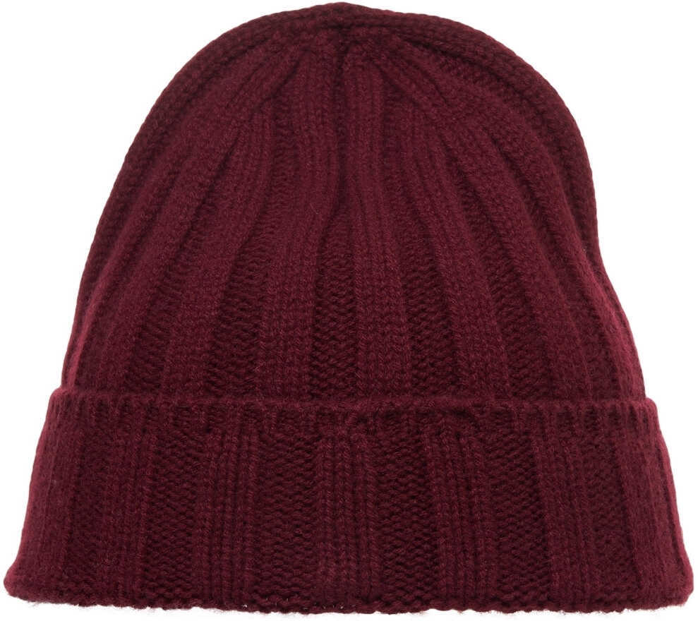 Caciuli MVM Ribbed knit beanie Red Femei (BM 19032433) 1
