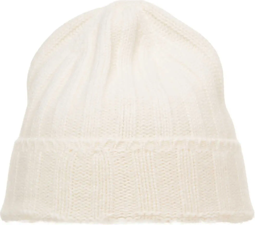 Caciuli MVM Ribbed knit beanie White Femei (BM 19032433) 2