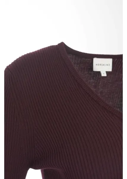 Pulovere Herskind Ribbed Knit Sweater Oscar Red Femei (BM 19032526) 5