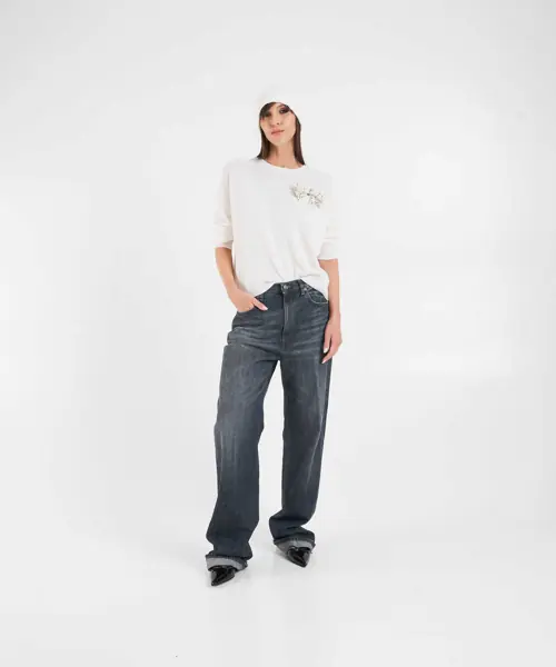 Pulovere MVM Cashmere Sweater White Femei (BM 19032532) 3