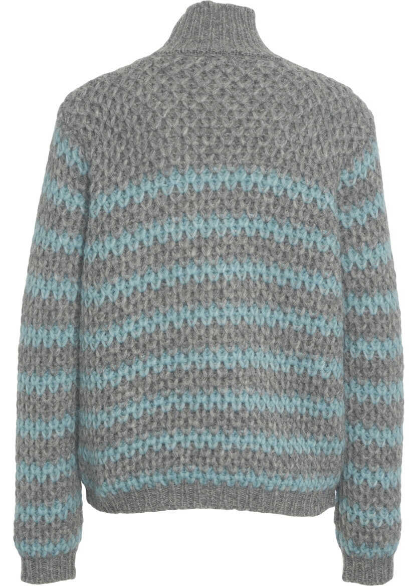 Pulovere Roberto Collina Alpaca Blend Knit Sweater Grey Femei (BM 19032535) 3