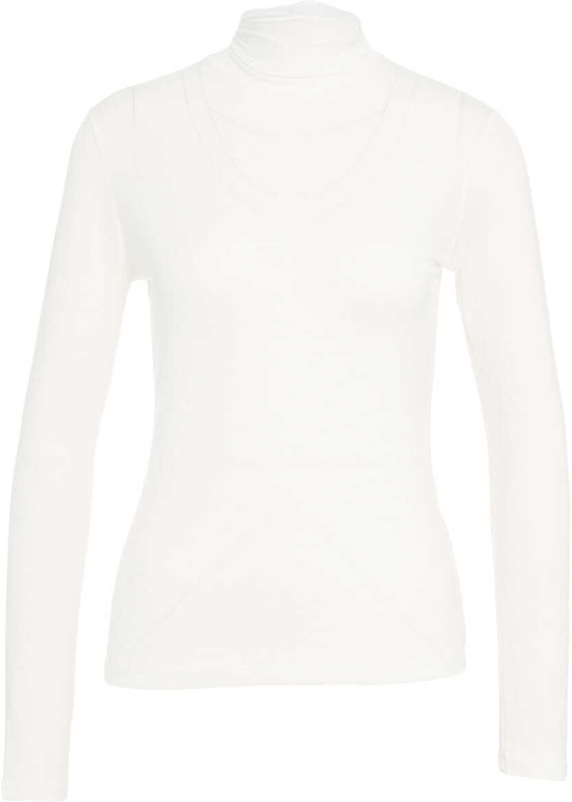 Pulovere MVM Turtleneck Sweater White Femei (BM 19032541) 2