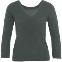 Pulovere Knitted Sweater with V-Neck Femei