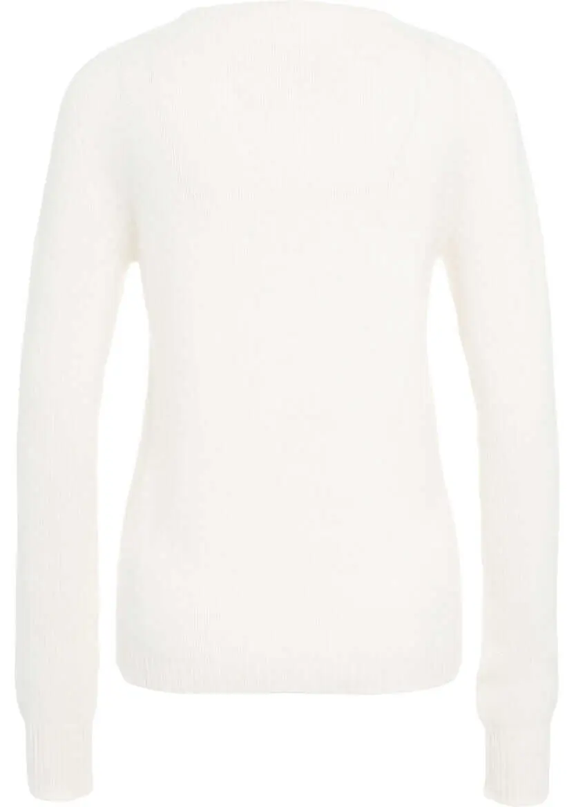 Pulovere MVM Knit Sweater with Crew Neck White Femei (BM 19032562) 3