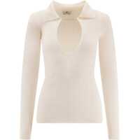 Pulovere casual Knit Pullover with Chain Detail Femei