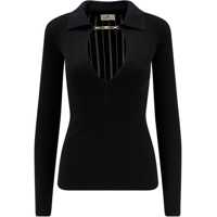 Pulovere casual Knit Pullover with Chain Detail Femei