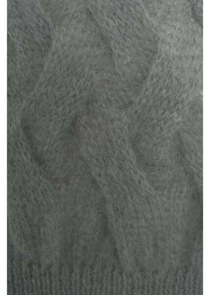 Pulovere Semicouture Cable knit sweater Grey Femei (BM 19032586) 5