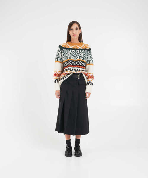 Pulovere Semicouture Norwegian Knit Sweater Multicolor Femei (BM 19032595) 3