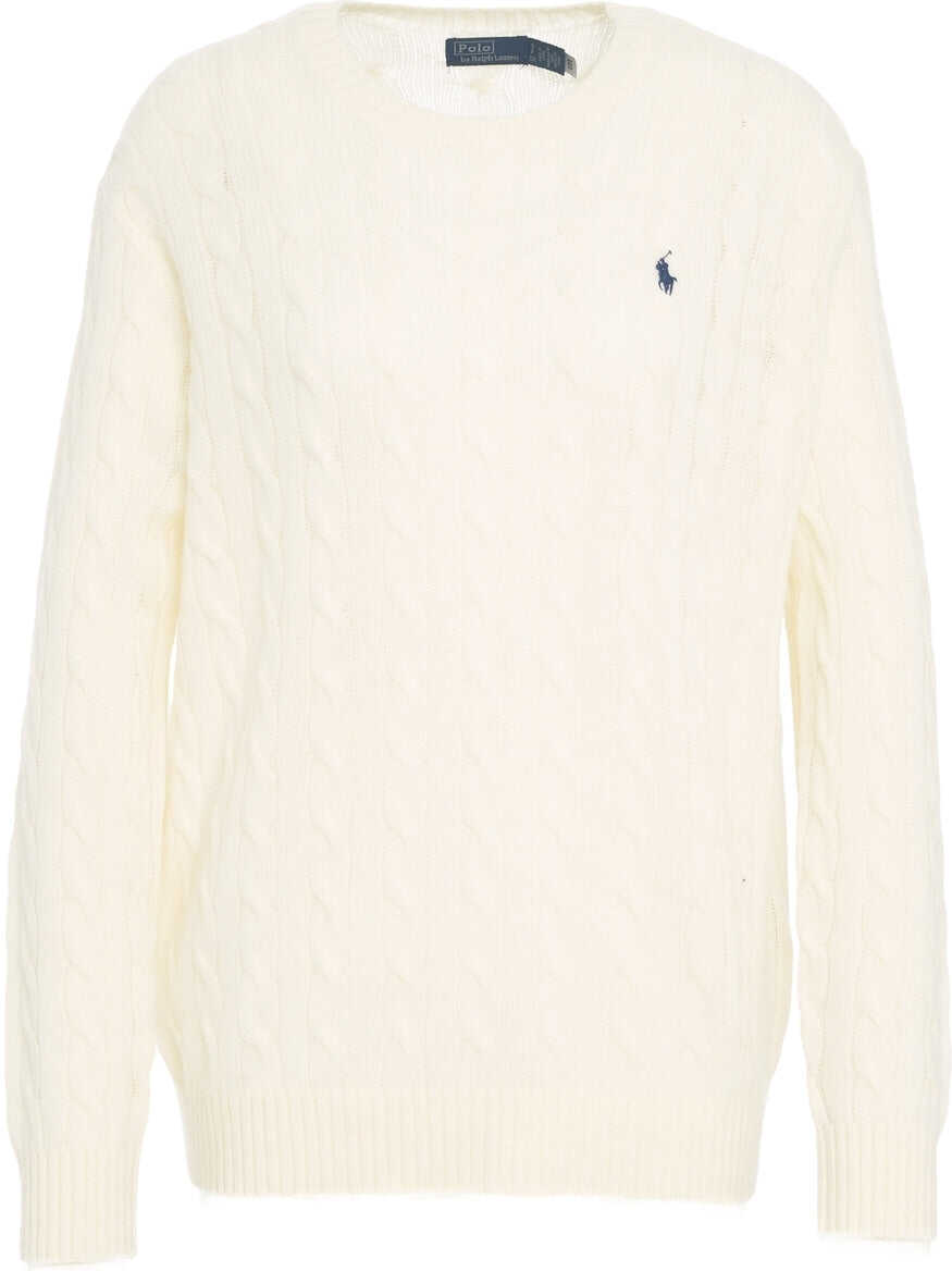 Pulovere Ralph Lauren Cable Knit Sweater White Femei (BM 19032634) 2