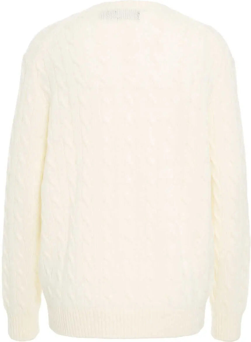 Pulovere Ralph Lauren Cable Knit Sweater White Femei (BM 19032634) 3
