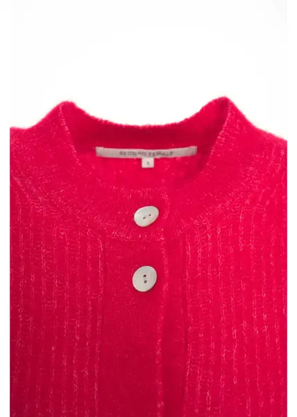 Cardigane Second Female Cardigan Andrea Red Femei (BM 19032637) 4