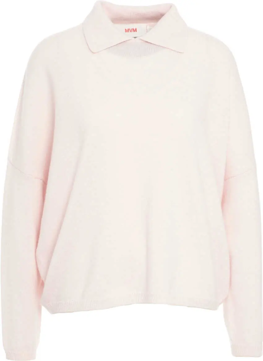Tricouri Polo MVM Cashmere sweater Rose Femei (BM 19032646) 6