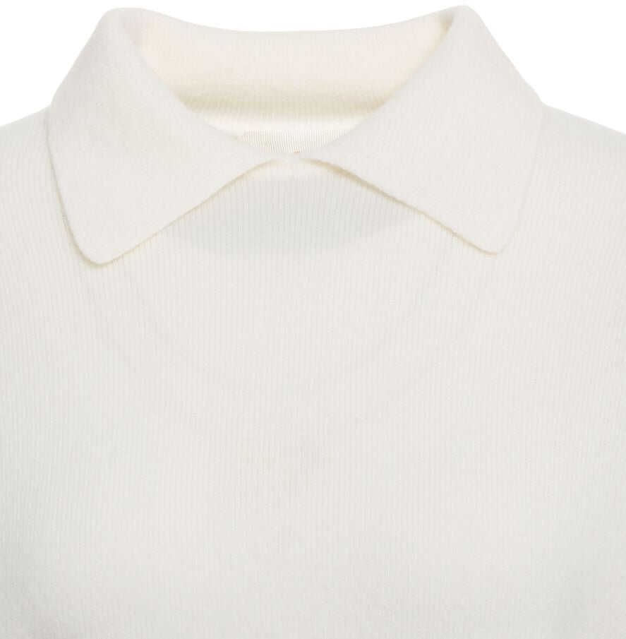 Tricouri Polo MVM Cashmere sweater White Femei (BM 19032646) 6