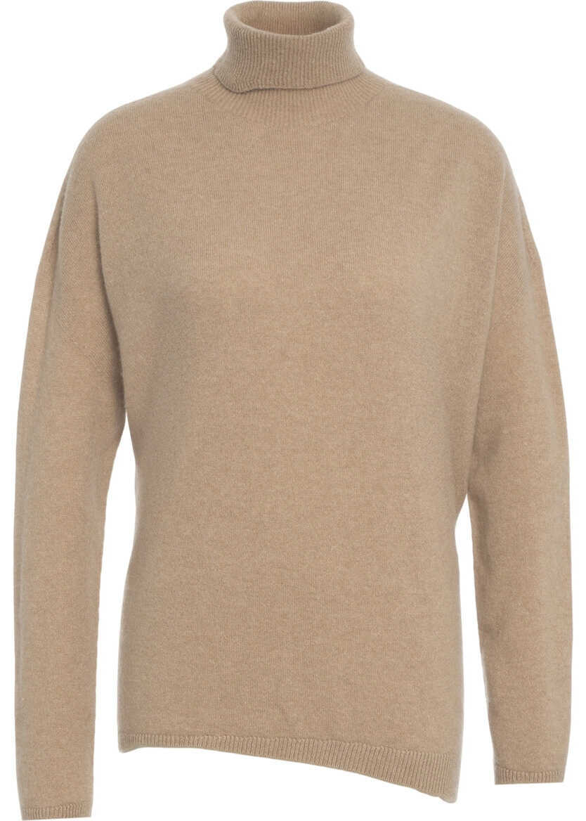 Pulovere MVM Turtleneck Sweater Beige Femei (BM 19032649) 6