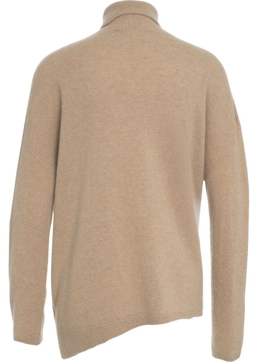 Pulovere MVM Turtleneck Sweater Beige Femei (BM 19032649) 7
