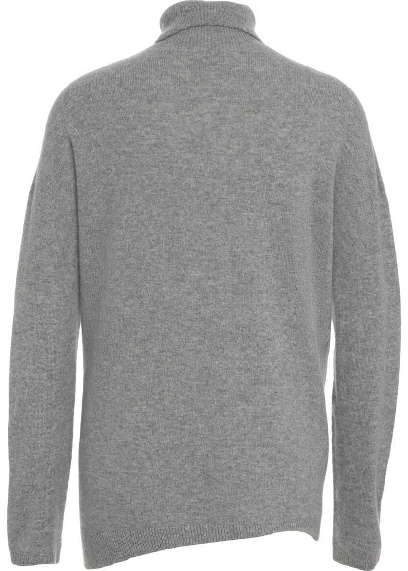 Pulovere MVM Turtleneck Sweater Grey Femei (BM 19032649) 3