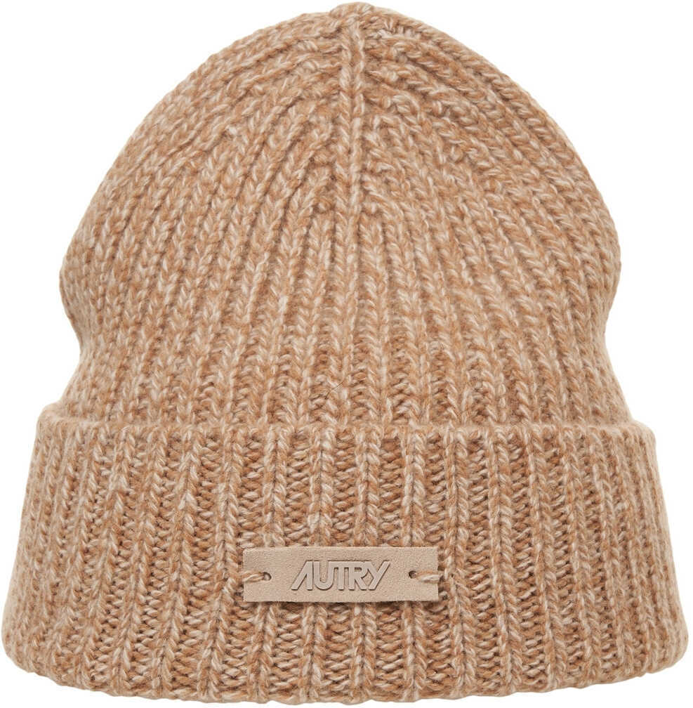 Caciuli AUTRY Cashmere beanie Beige Femei (BM 19032715) 2