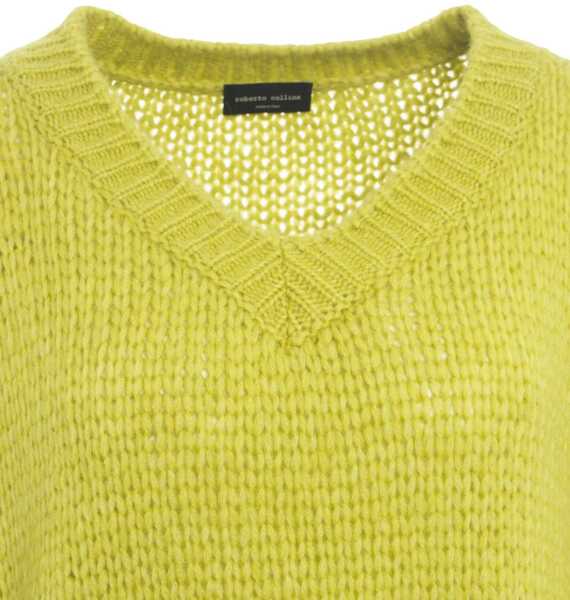 Pulovere Roberto Collina Alpaca blend sweater Green Femei (BM 19032739) 4