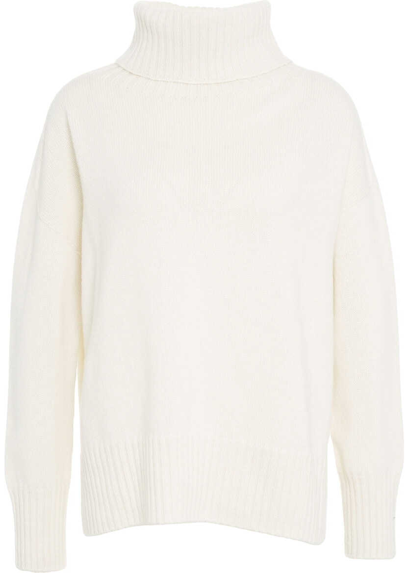 Pulovere MVM Turtleneck Sweater White Femei (BM 19032757) 2